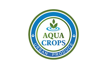 create extraordinary logo for aqua crops