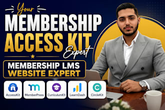 develop membership website with accesskit and memberpress