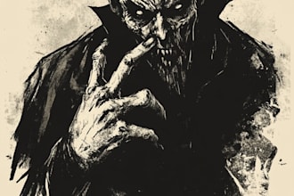 do horror character design