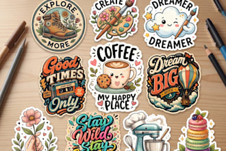 create custom sticker designs for your business and brand