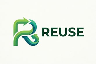 design a creative and eco friendly reuse logo