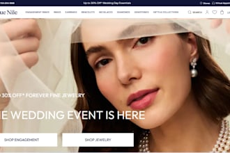 jewelry shopify store jewelry website fashion website store