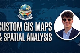 create custom gis maps and perform spatial data analysis using arcgis