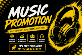 do music promotion on spotify music soundcloud youtube marketing