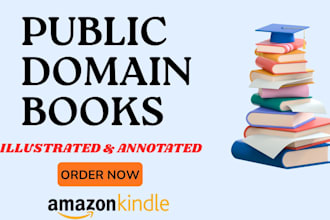 provide you complete illustrated public domain books