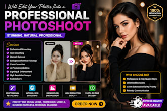 turn your photos into studio quality portraits