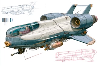 do sci fi spaceship design