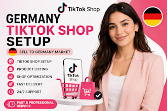 setup and manage your germany tiktok shop