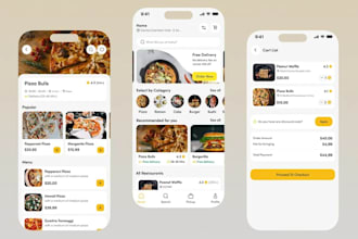 create restaurant pre order app, food ordering app,  flutter app, takeaway app