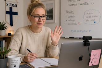 teach you finnish language for professional needs
