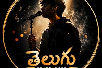 telugu voice over for youtube videos in 24 hours