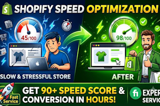 do shopify website speed optimization and increase shopify speed
