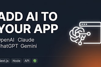 integrate chatgpt, openai and claude ai into your app