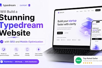build a stunning typedream website with SEO mobile optimization