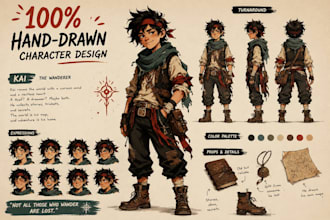 design custom and expressive children storybook characters