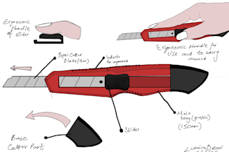 do professional product design sketching