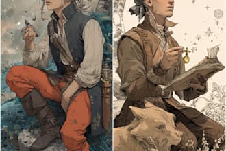 draw your rpg game character design