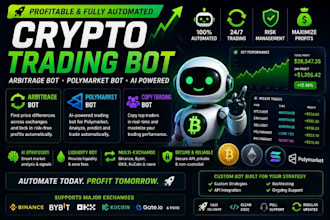 build advance polymarket ai auto trading arbitrage liquidity copytrading bot