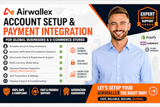 setup and verify airwallex business account setup and payment integration