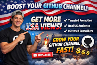 do github channel promotion to gain USA views