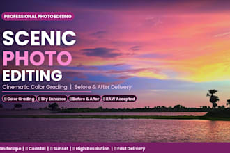 edit your landscape and nature photos with cinematic color grading