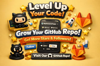 genuinely do github gitlab promotion, github repository for more stars followers