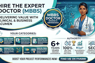 be your mbbs medical writer for SEO articles and health blogs