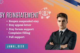 etsy reinstatement, etsy suspension, reopen suspended etsy shop, appeal letter