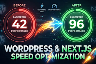 optimize your wordpress or next js website speed and core web vital