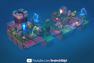 create game ready 3d assets for your ue or unity project
