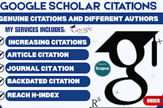 write and publish academic article in google scholar, scopus, citation increase
