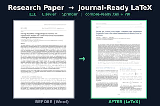 format and edit your scientific paper in latex