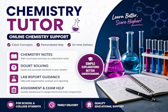 teach chemistry online for school and college students