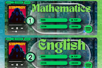 make some aesthetic subject labels for kids