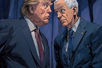 do a political cartoon art