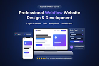 design and develop a custom webflow website