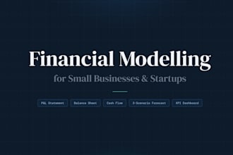 create financial models for your small business or startup