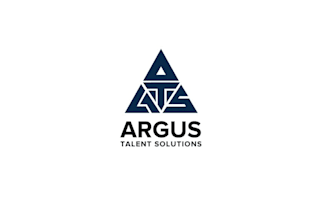 design modern triangle sleek cyber security logo