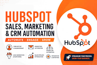 set up hubspot sales marketing and CRM automation