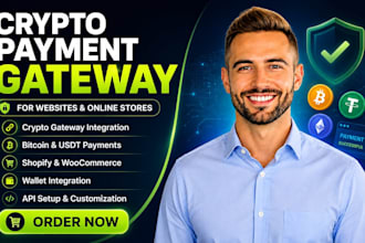integrate a secure crypto payment gateway into your website