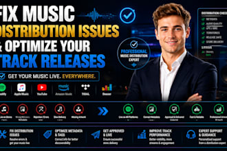 fix music distribution issues and optimize your track releases
