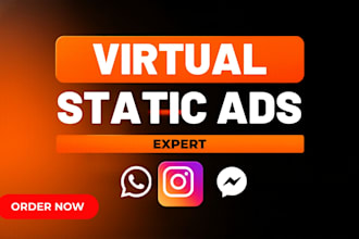 create a static virtual ads for your business