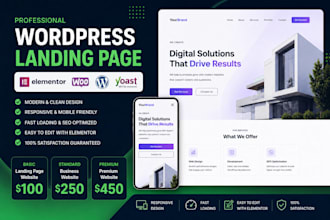 create wordpress website with elementor