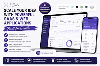 build your custom saas web application from scratch
