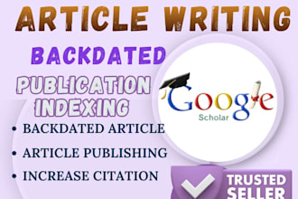 write and publish articles peer review and index on google scholar journal cite