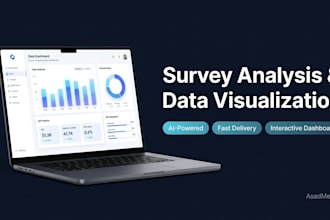 do survey analysis and data visualization in powerpoint or google slides