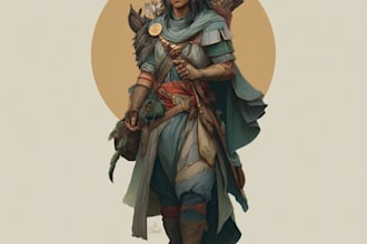 dnd character art and dnd character art