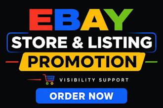 promote your ebay store or listing to grow product reach
