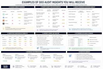 perform a GEO audit for ai search