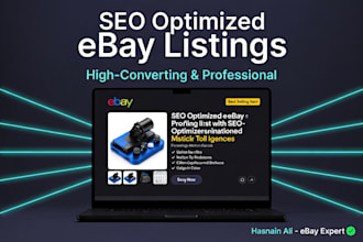 do high quality ebay listing with SEO and description for maximum sales